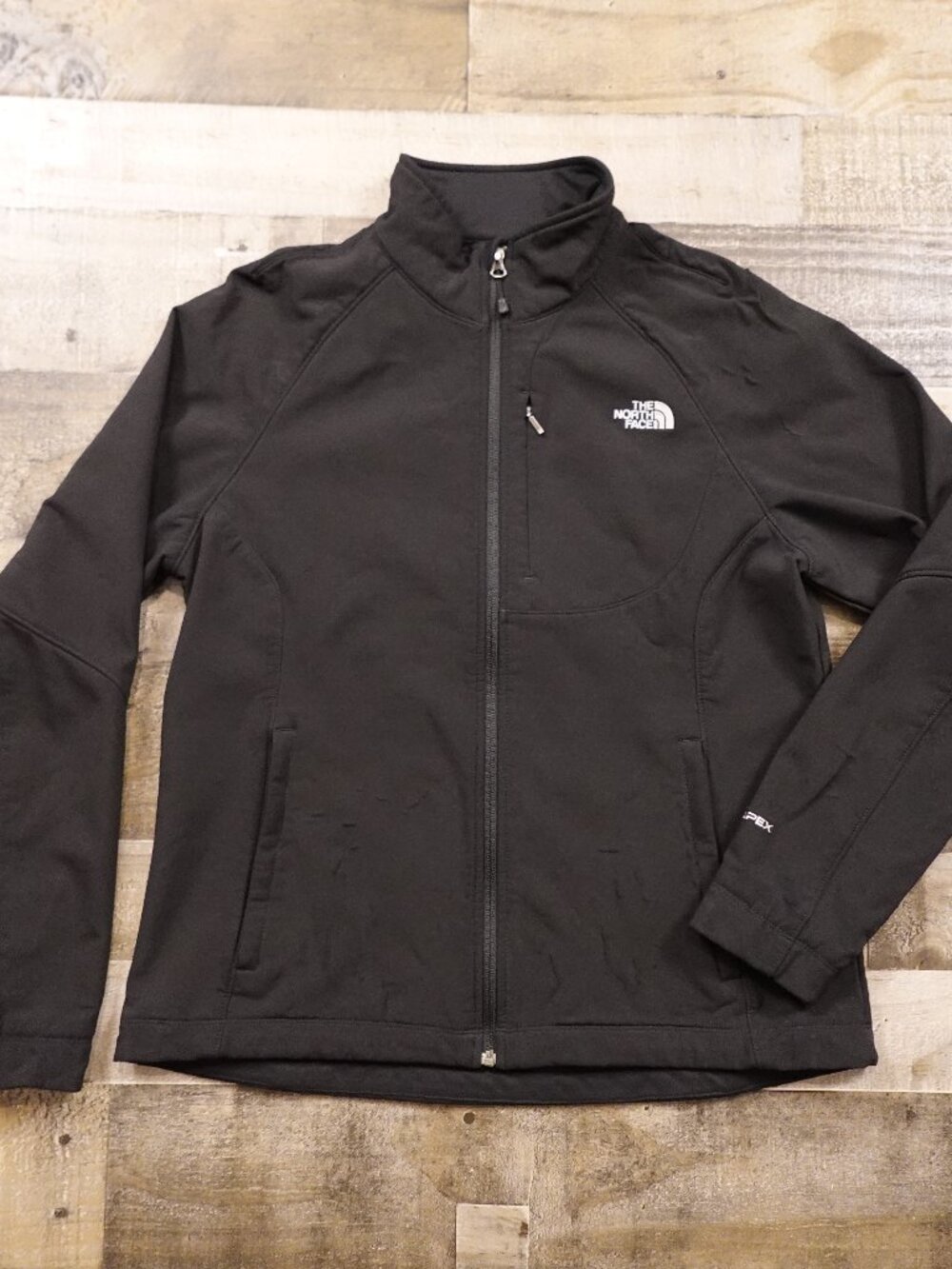 The North Face Apex Soft Shell Jacket Women’s XL Black Fleece Lined Outdoor FAIR